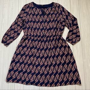 Tocca by Gwynnie Bee Women's Blue Floral Patterned Stretchy Sheath Dress Size 2X